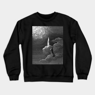 High Resolution Gustave Doré Paradiso Illustration The Fifth Heaven Mars Crewneck Sweatshirt